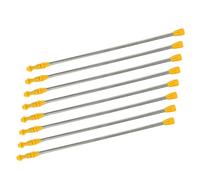 Abaodam Lot de 8 Lances Télescopiques en Acier Inoxydable pour Pulvérisateur de Jardin, Perches Extensibles 45-80 CM, Accessoires Multi-Usages pour Arrosage, Pulvérisation Agricole et
