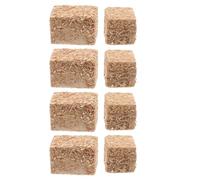 Abaodam Lot de 8 Mini Meules de Foin Factices Carrées et Rectangulaires pour Maison de Poupée, Accessoires Miniatures 2x2x2 Cm et 2x2x3 Cm, Décor Miniature pour Diorama de Ferme