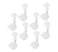 Abaodam Lot De 8 roulettes Pivotantes Universelles pour Cages à Chat en Plastique Blanc, 4 Cm, Accessoires De Mobilité pour Cages Et Niches, Adaptées Aux Propriétaires D’Animaux