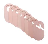 Abaodam Lot De 8 Séparateurs Pour Vêtements De Bébé Garçon Séparateurs De Vêtements Pour Nouveau-Né De Penderie En Bois Organisateur De Placard Pour Bébé