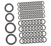 Abaodam Lot De 80 Joints Toriques Caoutchouc O-ring Pour Nettoyeur Haute Pression, Bagues D’étanchéité 1/4 Et 3/8, Kit De Remplacement Résistant à La Chaleur L’usure, Usage Professionnel Et Domestique