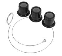 Abaodam Loupe à Clip pour Réparation de Montres et Bijoux, Kit 4 Pièces Lentilles en Verre 5X 10x 15x, Outil Précis pour Horlogers, Accessoires Professionnels pour Travaux de Précision