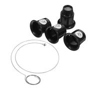 Abaodam Loupe Grossissante Bijoutier Multifonction en Verre 5x-10x-15x-20x Pliable Kit Outil Réparation Horloger Professionnel Portable Usage Montre Bijoux