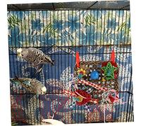 Abaodam Mâcher pour Perroquets Herbe de Mer Colorée pour Oiseaux Écologique et Sûr pour Calopsittes Conures et Petits Oiseaux Activité Physique Essentielle pour Animaux de Compagnie