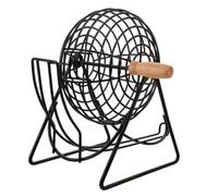 Abaodam Machine à Loto Portable en Fil Métallique pour Garçon et Filles et Adultes, Jeu de Société Compact et Créatif, Loterie Amusante pour Soirée et Fête, 1 Unité