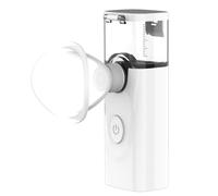 Abaodam Machine à Vapeur Oculaire Blanc Fine Brume Nano pour Soins des Yeux, Soulage la Fatigue, Nettoyeur et Hydratant Portable en Abs, 1 Set pour Usage Quotidien