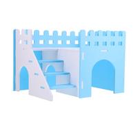Abaodam Maison Cachette Isolée pour et Légère PVC Étage Hamster Double en Repenser Chinchilla, pour Jouer et Se