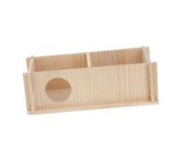 Abaodam Maison créative en bois pour hamster pour animaux de compagnie pour hamsters nains Premium fait à la main pour hérissons et plus encore