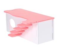 Abaodam Maison pour Hamsters Et Cochons avec Échelle Flexible Cachette PVC Résistant pour Jeux Et Repos des Petits Animaux