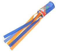 Abaodam Manche à Air Décorative D'extérieur, Manche à Air de Jardin, pour Porche et Arrière-cour, Polyester Bleu, Noël, Résiste la Décoloration, Vole par Vent Léger