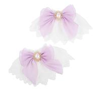 Abaodam Manchette Couche pour de Poignet ou Dentelle en et Femme Lolita à Double Nœud, Confortable Facile Porter Occasions Spéciales ou Séance Photo