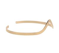 Abaodam Manchette de V Ouverture Réglable en Fer Or Bracelet Minimaliste Confortable et Élégante Décoration de Bras en Collection de Bijoux