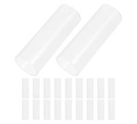 Abaodam Manchon de Batterie en Plastique 20pcs pour Lampe Torche, Isolation Thermique et Compatibilité, Tube Protecteur pour Remplacement et Sauvegarde