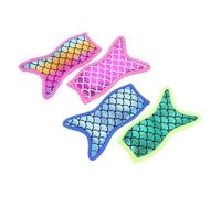 Abaodam Manchons en Néoprène pour Bâtonnets de Glace Forme Sirène, Lot de 4 Pièces, Isolants Portables Compatibles la Plupart des Bâtonnets de Glace et Barres de Couleur Couleur Aléatoire