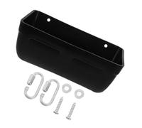 Abaodam Mangeoire à Oiseaux Automatique Trough Suspendu pour Volaille Alimentation Pratique pour Poules Canards Et Design Anti-eclaboussures Capacité Noir