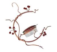 Abaodam Mangeoire à Oiseaux Suspendue pour Extérieur Design Forme De Branche Facile à Installer avec Crochet De Suspension