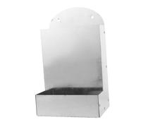 Abaodam Mangeoire pour Volailles Automatique Métal Système Alimentation pour Poulailler avec Coquilles Huîtres Et Gravier Support Mural pour Poules