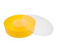 Abaodam Mangeoire Ronde pour Abeilles Plastique Outil Apiculture avec Cône Antidérapant Distributeur Eau Transparent Facile à Remplir pour Ruche Apicole