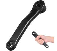 Abaodam Manivelle Horizontal Noir Vélo D'aluminium Gauche Alliage de en Robuste Spécification Carré Compatible Vélo de Route