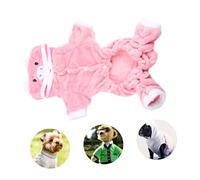 Abaodam Manteau Chaud Chien Peluche Pig Costume Rose pour Animal Vêtement Dhiver Doux et Confortable Tenue Mode pour Petits et Moyens Chiens Manteau Dhiver Chaud Pelucheux XXL