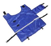 Abaodam Manteau d'Hiver Imperméable et Coupe-Vent pour Veaux Gilet Anti-Froid Doublé Polaire Taille Unique Unisexe Protection Thermique pour Pâturage en Zones Humides Fournitures