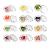 Abaodam Manucure à paillettes époxy Forme De Fruits 12 Couleurs En Pâte Polymère 1 Boîte DIY Pour Ongles Accessoires Manucure Créatifs Et Nail Art