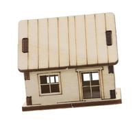 Abaodam Maquette Maison de Poupée Bois à Monter Soi-même Puzzle Maison Kit de Construction Miniature Rustique Accessoires