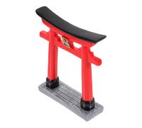 Abaodam Maquette Torii Japonaise Miniature Résistante pour Aquarium Décoration de Jardin et Micro-Paysage Sculpture en Résine 1 Pièce Ornement Extérieur et Accessoire Décoratif