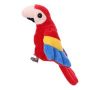 Abaodam Marionnette à Doigt Perroquet en Peluche Mini pour Garçon et Filles, Taille Petite, Douce et Confortable, Jouet Éducatif Interactif pour Raconter des Histoires, Maison et École,