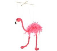 Abaodam Marionnette à Fils Flamant Rose en Peluche Douce 1 Pièce Animalier Interactif Coloré pour Développement Motricité Fine et Jeux Créatifs à la Maison Couleur Couleur Aléatoire