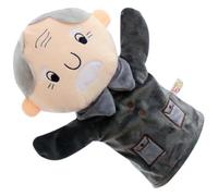 Abaodam Marionnette à Main Grand-père en Tissu Ultra-Doux, Éducatif Familial pour Tout-Petits et Garçon et Filles, Accessoire Léger pour Jeux de Rôle et Contes en Maternelle