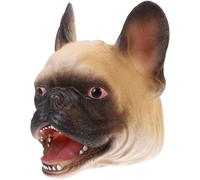 Abaodam Marionnette à Main Interactive en Vinyle Douce pour Garçon et Filles, Forme Chien Bulldog, Éducatif pour Raconter des Histoires, pour Activités Ludiques et Motricité Fine