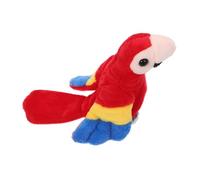 Abaodam Marionnette Doigt Perroquet Mini Peluche Réaliste Douce pour Garçon Fille Jeu Éducatif et Narration