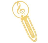 Abaodam Marque-page Métal Or de Note de Musique, Élégant et Raffiné, comme Marque-page et Présent Unique pour Femmes et Étudiants