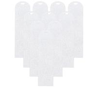Abaodam Marque-pages pour Lecture et Loisirs Créatifs 10pcs Vierges en Acrylique Argenté, Légers et Portables Design Élégant et Utilisation Facile pour Garçon et Filles et Adultes