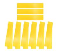 Abaodam Marqueur de Ligne de Terrain de Tennis 15 Pièces PVC Jaune