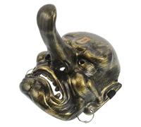 Abaodam Masque de Samouraï Japonerie Tengu Vintage 1 Pièce en Plastique Robuste, Masque Effrayant pour Cosplay, Fêtes D’halloween et Soirées Déguisées, Accessoire Traditionnel pour