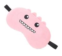 Abaodam Masque de Sommeil Occultant pour Femmes et Hommes Motif Dinosaure Rose Tissu Léger et Confortable Bande Élastique Ajustable pour Voyage Bureau et Sieste Masque Yeux Anti-Lumière