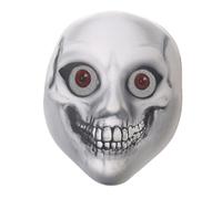 Abaodam Masque Halloween Crâne Effrayant Ajustable EVA Accessoire Déguisement Cosplay et Décor Haunted House pour Fête et Spectacle