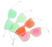 Abaodam Masques Yeux en Pvc et Gel Réutilisables pour Garçon et Filles, Lot de 4 Pièces, Compresses Oculaires Rafraîchissantes pour Soulager les Poches et Maux de Tête Couleur Aléatoire