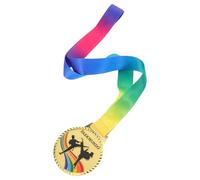 Abaodam Médailles de Taekwondo en Alliage de Zinc Ruban Médaille D’Or de Récompense Sportive 1 Pièce pour Compétitions Entraînements et Événements D’Arts Martiaux