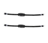Abaodam Mentonnière De Casque De Sécurité Réglable En Matériau Solide Noir, Lot De 2 Pièces, Sangle De Jugulaire Pour Casque Industriel, Usage Professionnel Et Chantier