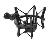 Abaodam Mic Shock Mount Trou Réglable Support Vibration Plastique pour Microphone Support Microphone Choc pour Enregistrement Streaming et Podcast