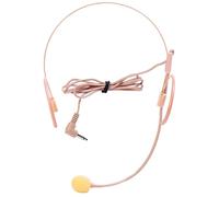 Abaodam Micro-Casque Filaire Supra-Auriculaire Peau pour Parler et Chanter Microphone Casque Portable Léger Amplificateur de Voix Intégré pour Présentations et Performances en Direct