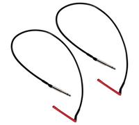 Abaodam Micro Piézo 2 Pièces pour Ukulélé et Guitare Acoustique Folk, Capteur Sonore Électronique sous Sillet Prise Jack 2,5 MM pour Instruments Acoustiques