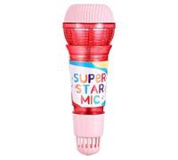 Abaodam Microphone à Écho 24 Cm pour Garçon et Filles, Plastique Léger sans Danger, Effet Retour Sonore Doux, Présent Éducatif pour Garçons et Filles, Accessoire Amusant D’Apprentissage