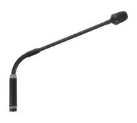 Abaodam Microphone Dynamique Xlr Mâle 3 Broches à Col de Cygne Flexible en Métal, Microphone Dj Filaire pour Scène, Conférence et Bar, Bras Flexible pour Positionnement Précis, Usage