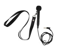 Abaodam Microphone Portatif Enseignants, Microphone de Scène à Main, Mini Amplificateur Vocal Noir, avec Interrupteur, Léger et Portable, pour Présentations et Guides Touristiques