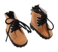 Abaodam Mini-Bottes Souples en Plastique 20 Cm pour Poupées Bjd, Mini Chaussures D’intérieur Décoratives, Accessoires pour Maison de Poupées, Couple pour Scènes Miniatures