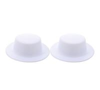 Abaodam Mini Chapeaux Hauts Faits Maison 17 CM Lot de 2 en EVA et Tissu, Matériel pour Épingles à Cheveux, Décoration Bricolage pour Garçon et Filles et Jeux